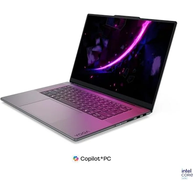 Lenovo Yoga Pro 9i Aura Edition Laptop | 16" 3,2K OLED Touch Display | Intel Core Ultra 9 386H | 32GB RAM | 1TB SSD | NVIDIA GeForce RTX 5060 | Windows 11 | QWERTZ | Thunder Grau | 3 Jahre Premium Care – Bild 3