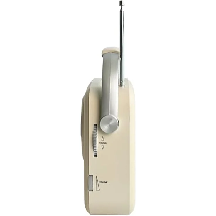 Silva-Schneider Mono 1965, Kofferradio, Netz- oder Batteriebetrieb, beige – Bild 3