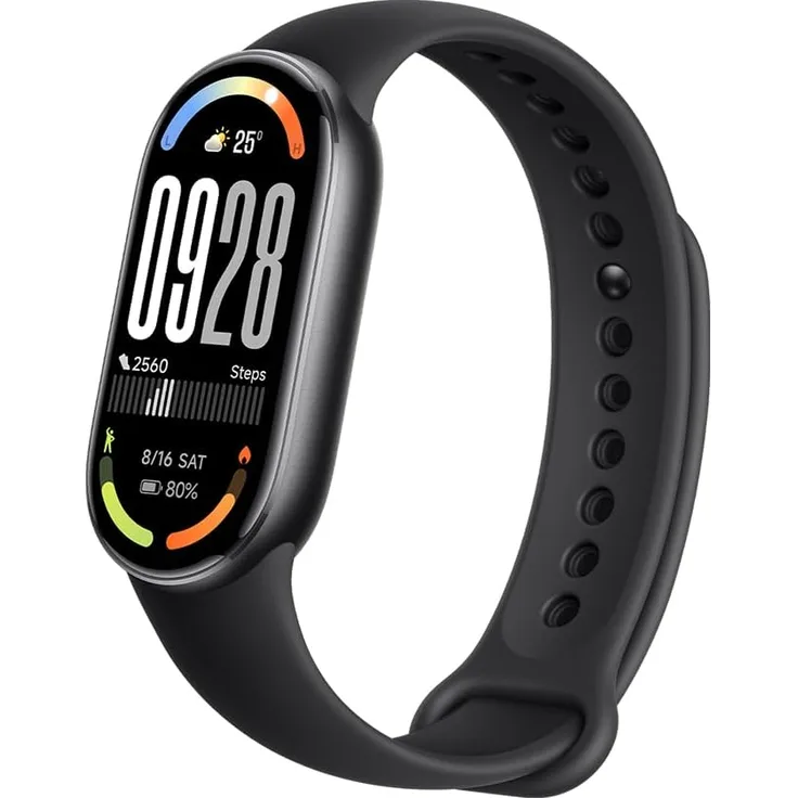 XIAOMI Smartband 10, Fitness Tracker mit 1,72" AMOLED-Display, 150+ Sportmodi, 5ATM wasserdicht, Midnight Black