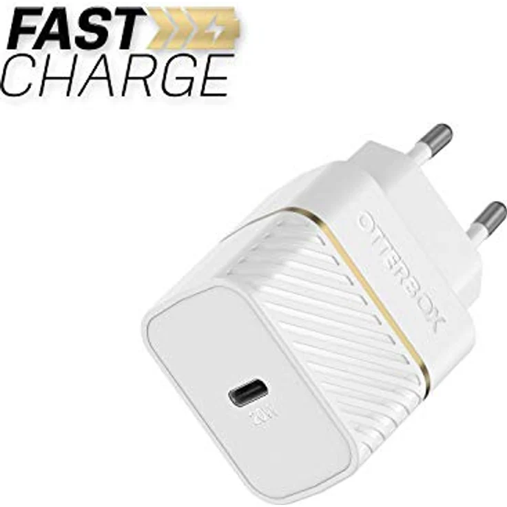 OtterBox USB-C PD Schnelllade Netzteil 20W, robustes Wandladegerät für Smartphones, weiß und schwarz – Bild 2
