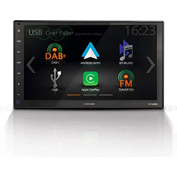 Zenec Z-N966, 9-Zoll Autoradio mit Bluetooth, DAB+ und HD Display, 2-DIN, Kapazitiv,Navigation nachrüstbar