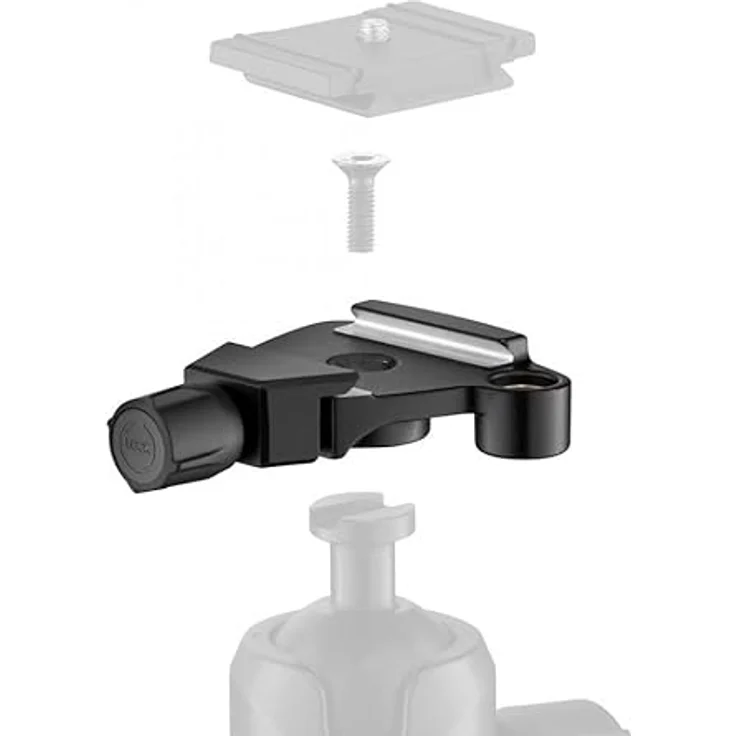 Manfrotto MSQ6T Traveler Top Lock Schnellwechseladapter - Arca-kompatible Plattenvorrichtung für Befree Stative, perfekt für Manfrotto 494 und 496 Kugelköpfe- kompakt und leicht - Aluminium – Bild 7