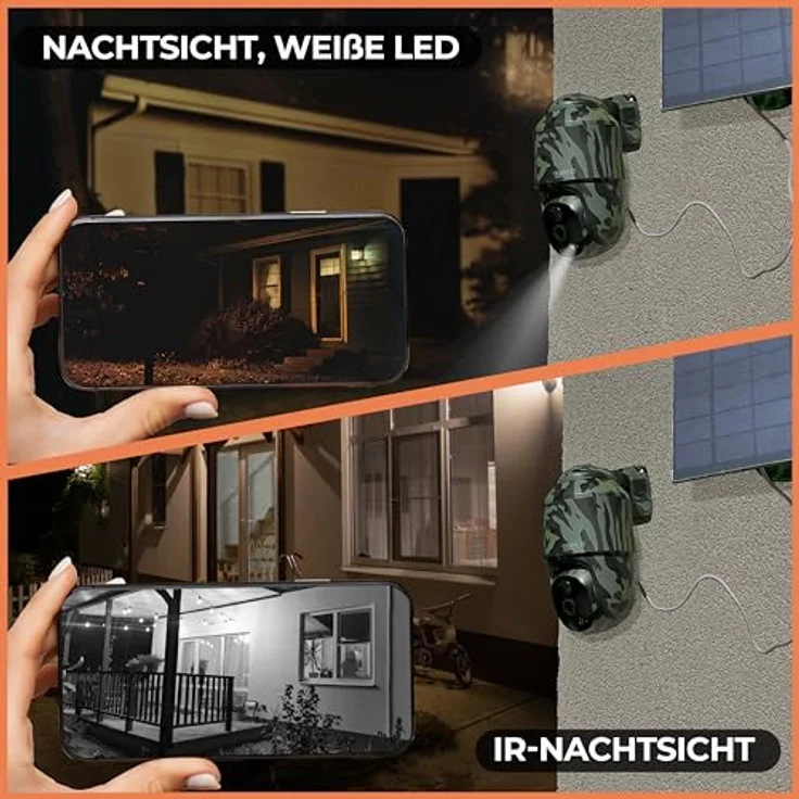 Technaxx 4G PT Dome Outdoor-Sicherheitskamera TX-290 mit 5W Solarpanel - 360° PTZ, 4MP FullHD Video, Nachtsicht, PIR-Bewegungserkennung, IP65, 2-Wege-Audio, SIM- & MicroSD-Kartenunterstützung – Bild 3