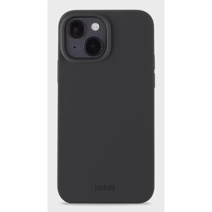 Holdit Silicone Case iPhone 17 Pro Max, passgenaue Smartphone Hülle aus hochwertigem Silikon, schwarz
