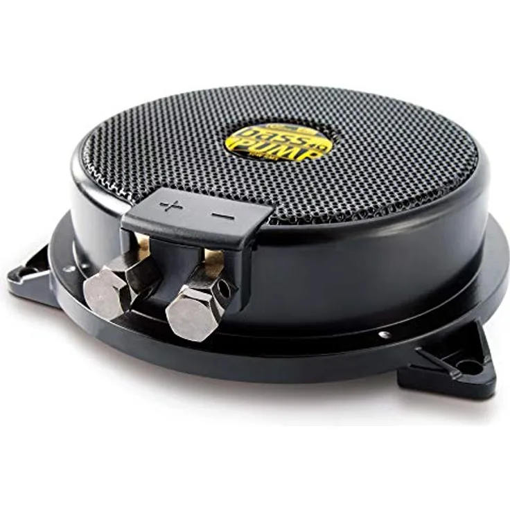 SinusLive bassPump, 4 Ohm Körperschallerzeuger Subwoofer für spürbaren Bass in Fahrzeugen und Heimkinos