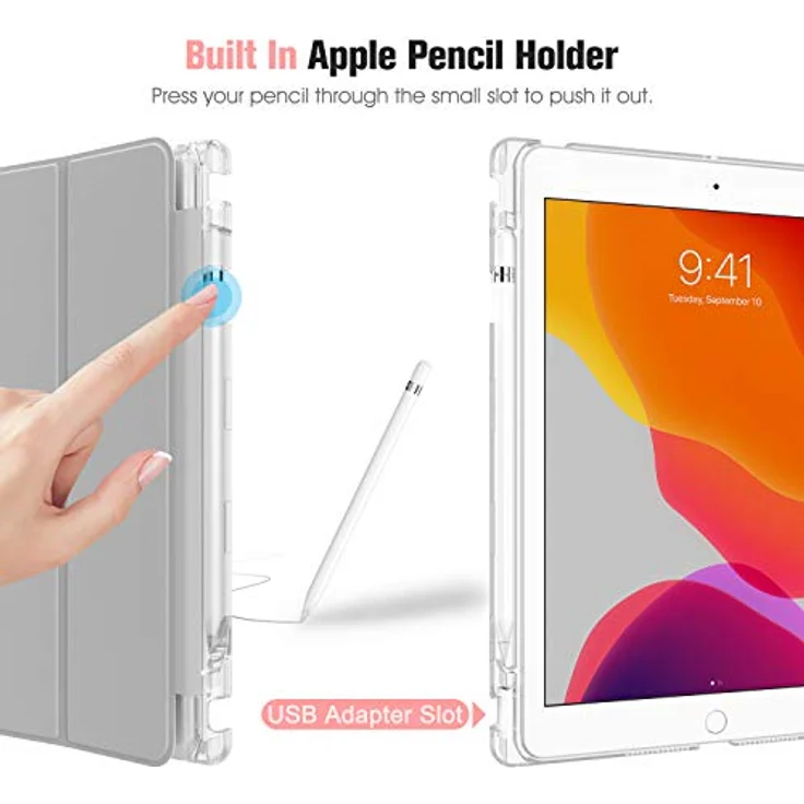 Fintie Hülle für iPad 8. Generation - 7. Gen 10.2 Zoll mit Pencil Halter – Bild 3