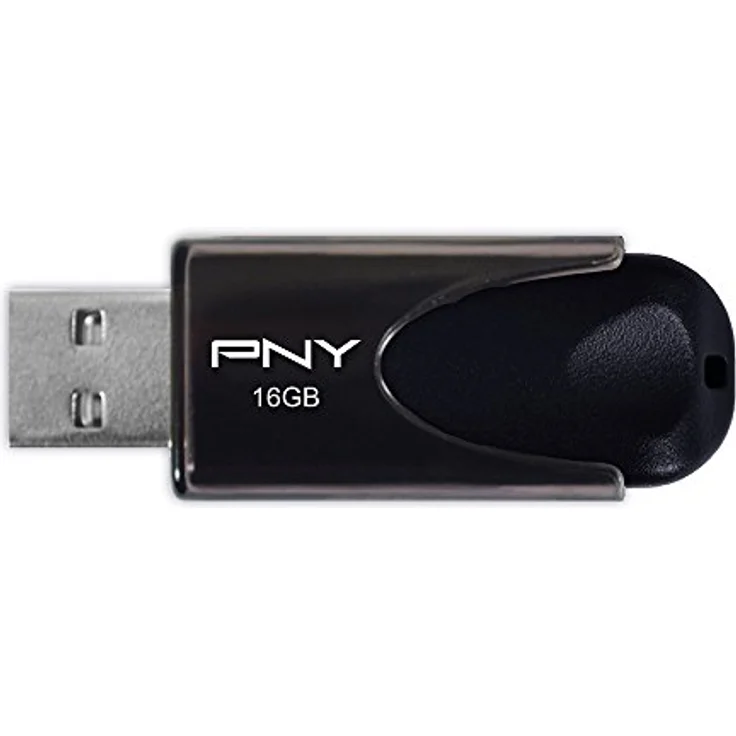 PNY Attaché 4 USB-2.0-Stick 16GB schwarz – Bild 2