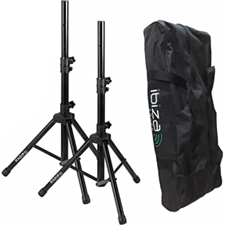 Ibiza 15-4013 Lautsprecherstative mit Tasche schwarz  – Bild 6