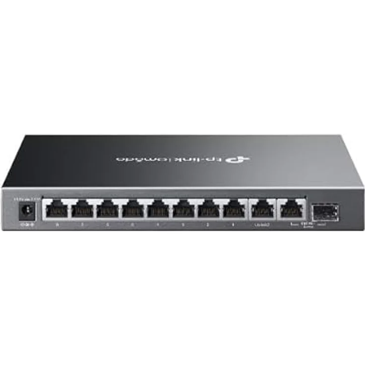 TP-Link Omada 10-Port Gigabit Easy Managed Switch mit 8-Port PoE+, 123W Power Budget, Metallgehäuse, automatische Wiederherstellung, Portisolierung, VLAN, IGMP Snooping, zentrales Cloud-Management – Bild 1