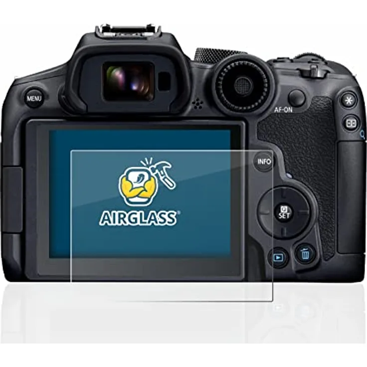 BROTECT Panzerglasfolie für Canon EOS R7 Schutzglas Schutzfolie [Extrem Kratzfest 9H, Anti-Fingerprint, Ultra-Transparent]