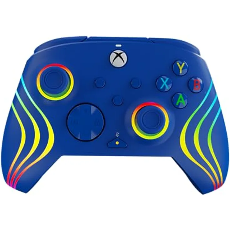 PDP Xbox Afterglow Wave Wired Controller Blue