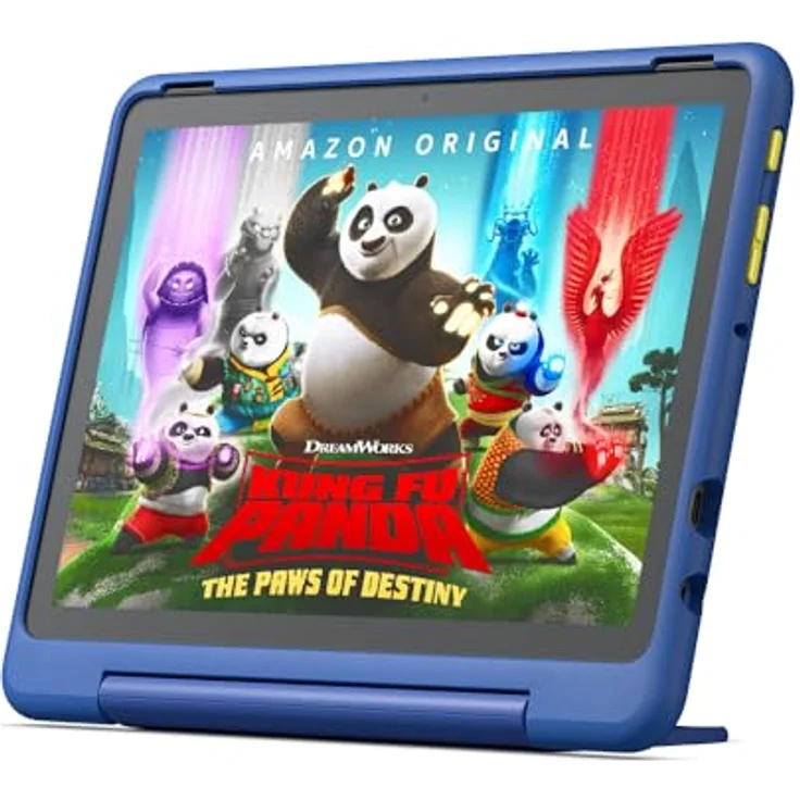 Das neue Fire HD 10 Kids Pro-Tablet – für Kinder ab dem Grundschulalter | Mit 10-Zoll-Display, langer Akkulaufzeit, Kindersicherung und dünner Hülle | Version 2023, 32 GB, Sternennebel-Design – Bild 1