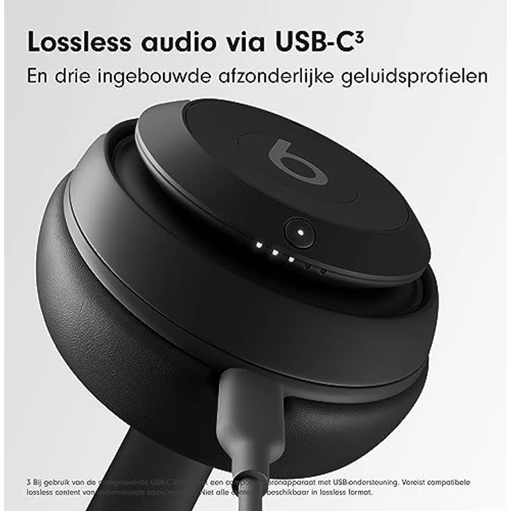 Beats Studio Pro – Komplett Kabellose Bluetooth Noise Cancelling Kopfhörer – Personalisiertes 3D Audio, USB-C verlustfreies Audio, Apple & Android Kompatibilität - Schwarz – Bild 5