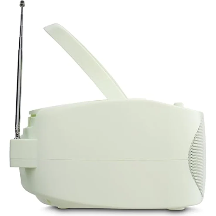 MEDION DRX-1 Plus Boombox, tragbares DAB+ UKW Radio mit Bluetooth, CD-Player, Kassette und Stereo Sound System, grün – Bild 3