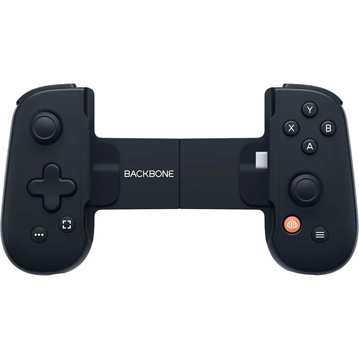 Backbone One Mobiler Gaming-Controller USB-C 2. Gen Schwarz, D-Pad und Magnetische Adapter, für iPhone 15/16 und Android, Konsolenqualität