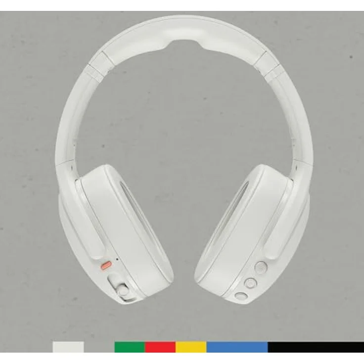 Skullcandy Crusher Evo - Bone/Orange Glow, Kopfhörer mit hochwertigen Abmessungen und langlebiger Materialqualität – Bild 2