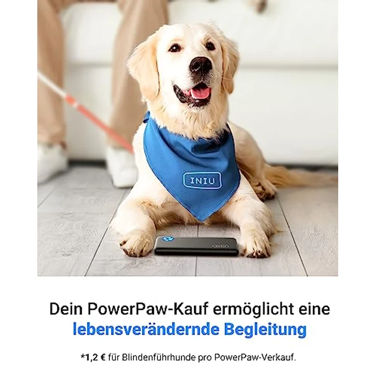 INIU Power Bank, Ultra Slim 10000mAh Powerbank Klein Aber Stark, USB C (In & Output), Externe Handyakkus Triple 3A with Flashlight, Kompatibel mit iPhone 14 13 12 11 X Pro Max Samsung Huawei Xiaomi – Bild 3