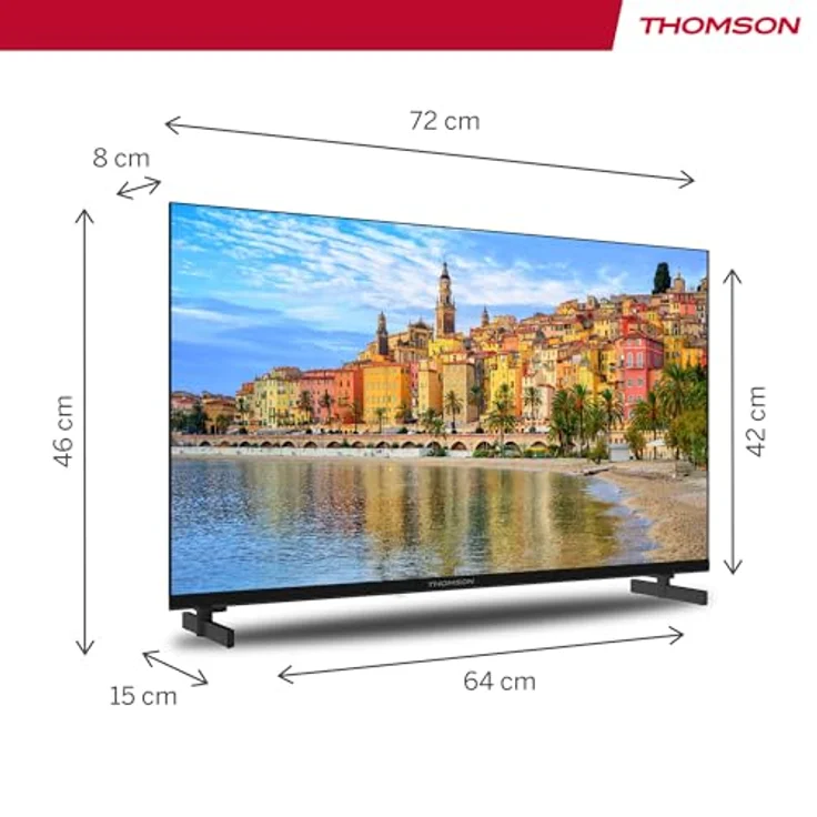 Thomson 32FG2S14, 32 Zoll (81 cm) LED Full HD Google Smart TV mit Wi-Fi, Dolby Vision IQ, Dolby Atmos, HDR10, Bluetooth 5.1, Triple-Tuner und HDMI – Bild 2