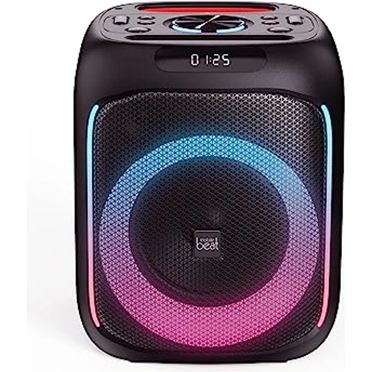 Mobile Beat SB-TWS 100 BT Soundbox, bis zu 7h Laufzeit, LED-Lichtefeekte, praktischer Tragegriff, Akku, USB-Ladefunktion für Externe Geräte – Bild 1