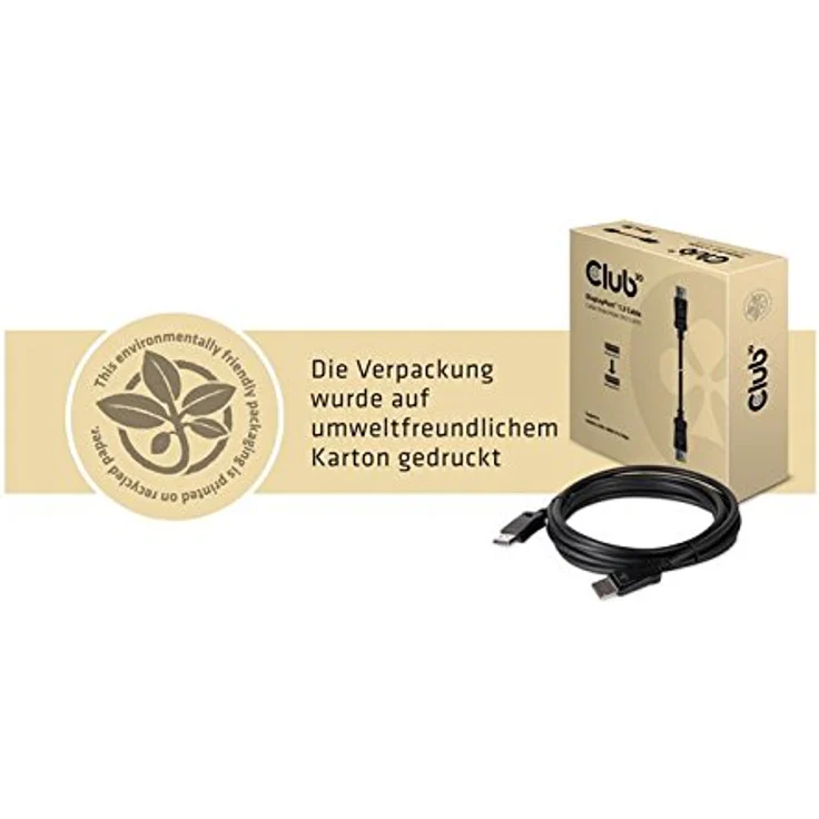 Club 3D - DisplayPort-Kabel - DisplayPort (M) - DisplayPort (M) - 3,0m (DisplayPort 1,2) - verriegelt (CAC-1064) – Bild 6