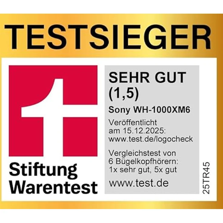 Sony WH-1000XM6P, Over-Ear-Kopfhörer mit Adaptive Noise-Cancelling, Freisprechfunktion, Hi-Res Sound, Multi-Point-Verbindung und Transparenzmodus, schwarz – Bild 23