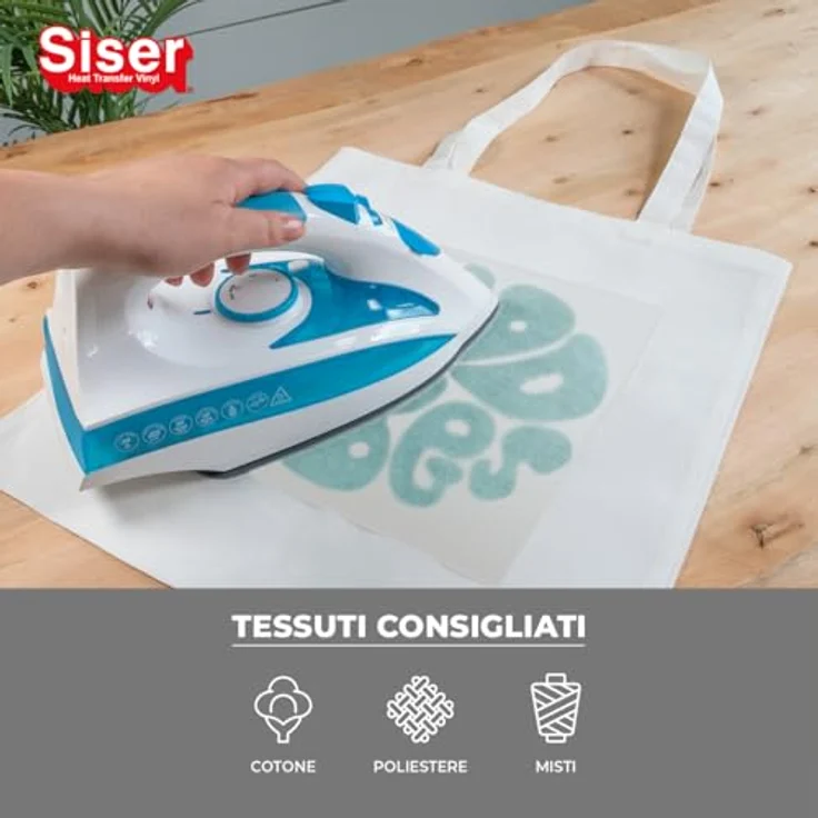 Siser Transferfolie für Cad-Cut ®, 30 cm, glitternde Heißtransfer-Folie in Jade für Textilien – Bild 4