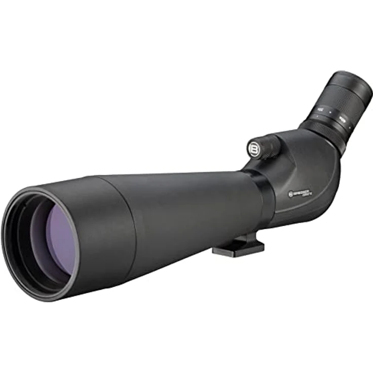 Bresser Spektiv Corvette 20-60x80 wasserdicht mit 340° drehbarem Korpus, robuster Gummiarmierung und voller mehrschichtvergüteter Optik, schwarz, 20-60x80mm, 4321001 – Bild 2