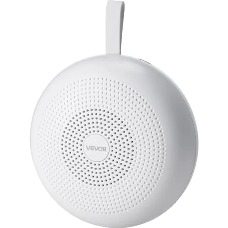 VEVOR Einschlafhilfe, White Noise Machine, 30 Musiktitel, 3-in-1-Soundmaschine mit automatischer Abschaltfunktion, sanftem Ringlicht und Speicherfunktion, Rauschgerät – Bild 1