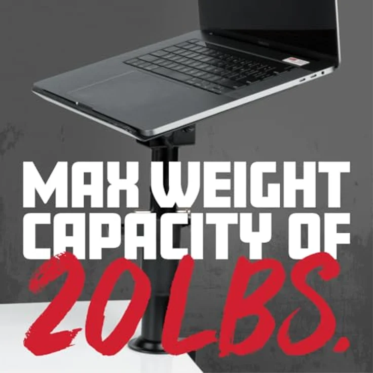 Gator Frameworks GFWLAPTOP2500 Clampable Laptop- und Zubehörständer, flexibel und robust – Bild 3