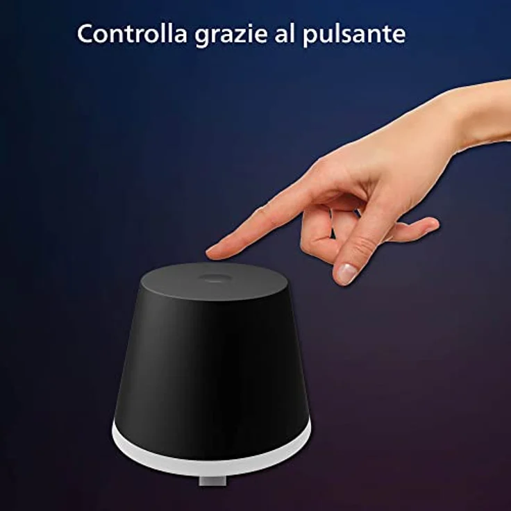 Philips Hue White & Color Ambiance Go Tragbare Tischleuchte 370lm, schwarz, bis zu 16 Mio. Farben, steuerbar via App und per Taste, kompatibel mit Amazon Alexa (Echo, Echo Dot) – Bild 5