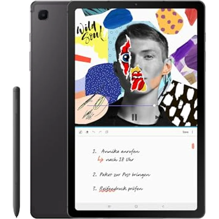 Samsung Galaxy Tab S6 Lite LTE Enterprise Edition, inklusive Stift, 10,4 Zoll Android Tablet, 128 GB, 7.040 mAh starker Akku, Business Tablet, Gray – Bild 2
