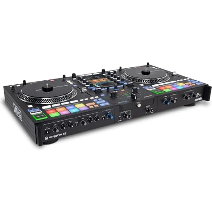 Rane System One, 2-Deck Standalone DJ-Controller mit Wi-Fi Streaming, 7" Touch-Display und motorisierten Plattentellern – Bild 16
