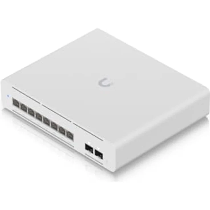 Ubiquiti Switch UniFi 8x10G RJ45/2xSFP+, Managed PoE++ Switch mit 155W und 1,3" Touchscreen (8 Ports) – Bild 7