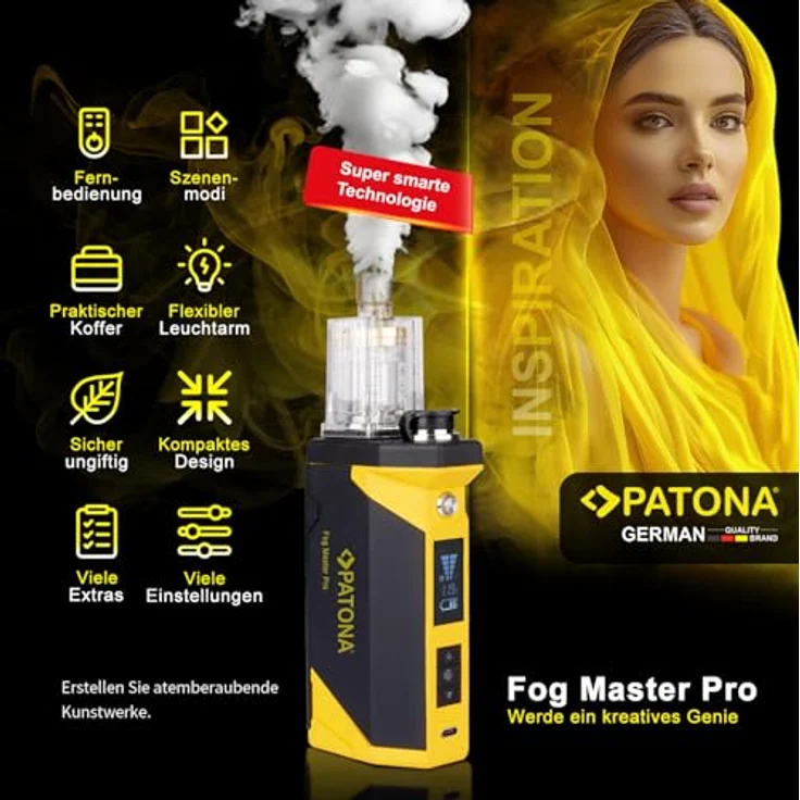 Patona Fog Master Pro, Nebelmaschine Kit für effektvolle Atmosphäre – Bild 2