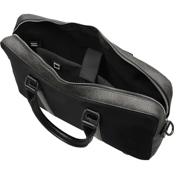 Valentino Nemesys Aktentasche 41 cm mit Laptopfach, schwarz, 100% Polyester – Bild 6