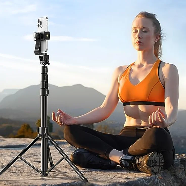 Ugreen LP680, Selfie Stick mit Bluetooth-Fernbedienung, kompakt und zusammenfaltbar, Schwarz – Bild 8