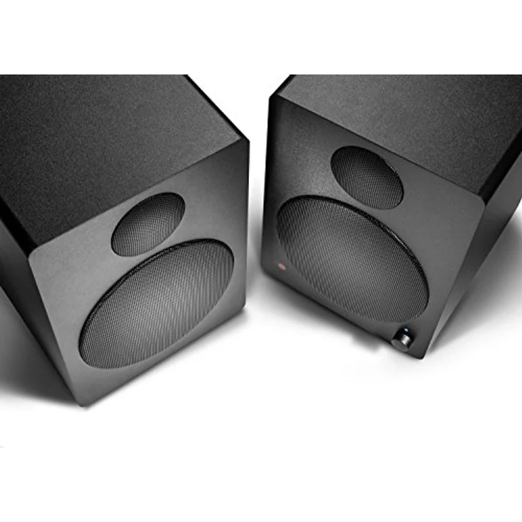 wavemaster CUBE NEO black - Regallautsprecher-System (50 Watt) mit Bluetooth-Streaming, Digitalanschluss und IR-Fernbedienung, Aktiv-Boxen, Nutzung für TV-Tablet-Smartphone, schwarz (66380) Regallautsprecher - 50 Watt - schwarz – Bild 4