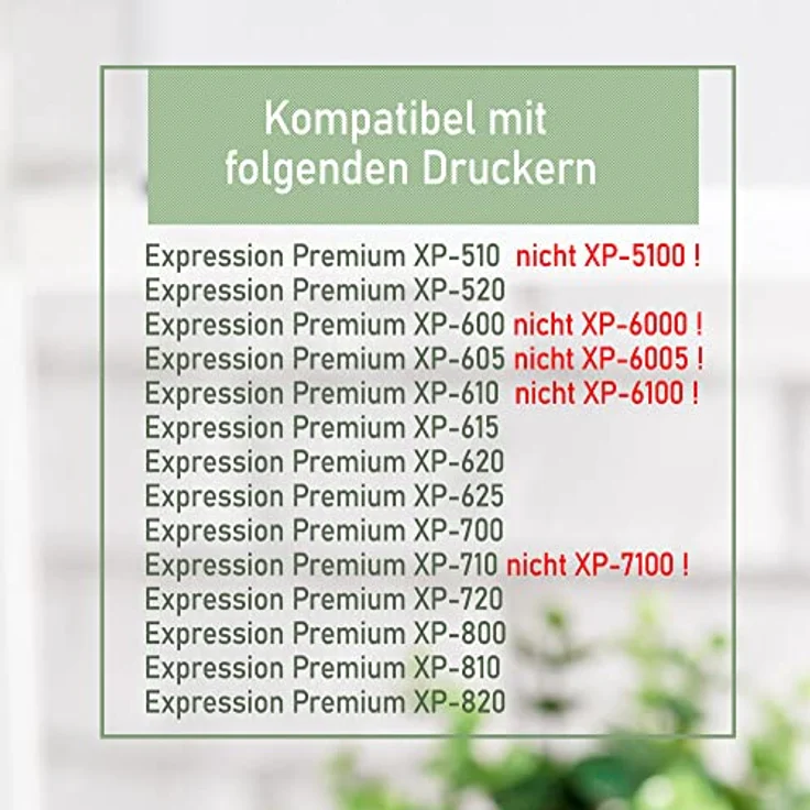 Druckerparadies 12er Multipack für Epson 26XL Tintenpatronen Set - Hohe Kapazität, Schwarz, Fotoschwarz, Cyan, Magenta, Gelb, 25ml Schwarz, je 15ml Fotoschwarz, Cyan, Magenta, Yellow - XP510 XP520 XP600 XP605 XP610 XP615 XP620 XP625 XP700 XP710 XP720 – Bild 3