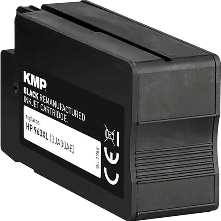 KMP HP OfficeJet Pro All-in-One Tintenpatrone Schwarz, hohe Druckqualität, ca. 2000 Seiten – Bild 2