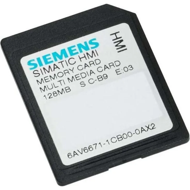 Siemens MMC CARD 128 MB, Speicherkarte für SIMATIC-MMS, Schwarz