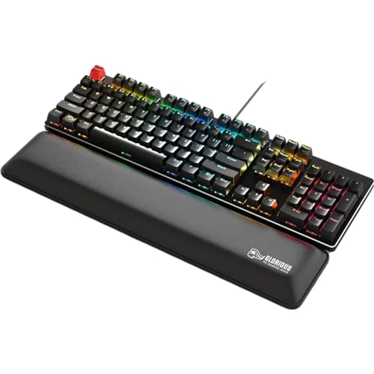 Glorious PC Gaming Race Tastatur-Handballenauflage - Full Size, schwarz – Bild 5