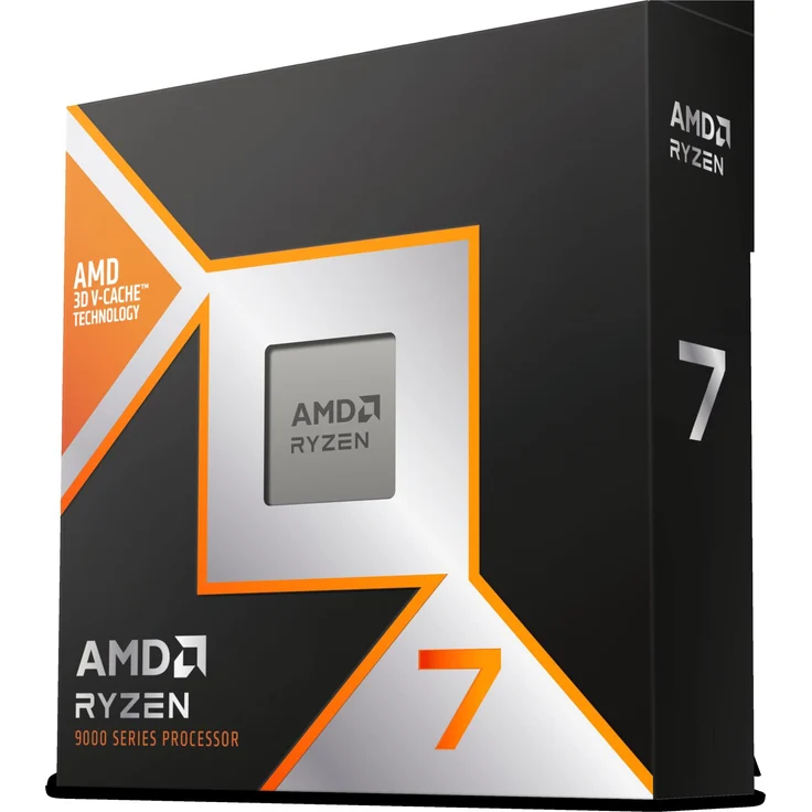 AMD Ryzen 7 9800X3D, CPU mit 4.7/5.2GHz, AM5 Box