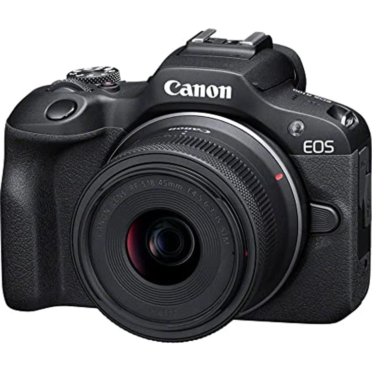 Canon EOS R100 + RF-S 18-45mm F4.5-6.3 is STM + RF-S 55-210mm F5-7.1 is STM|24.1MP APS-C Mirrorless Camera|Dual Pixel CMOS AF|4K Video|Wi-Fi|Bluetooth – Bild 2