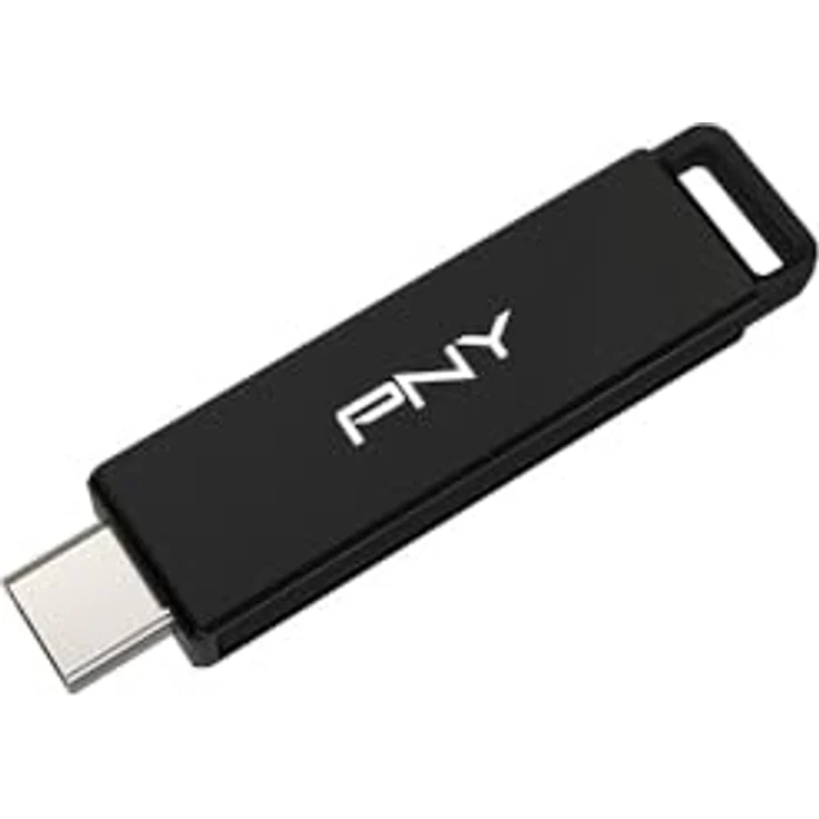 PNY 128GB Elite-X Type-C USB 3.2 Gen 1 Flash Drive, up to 200MB/s Read Speed, sleek and stylish housing, silver – Bild 1