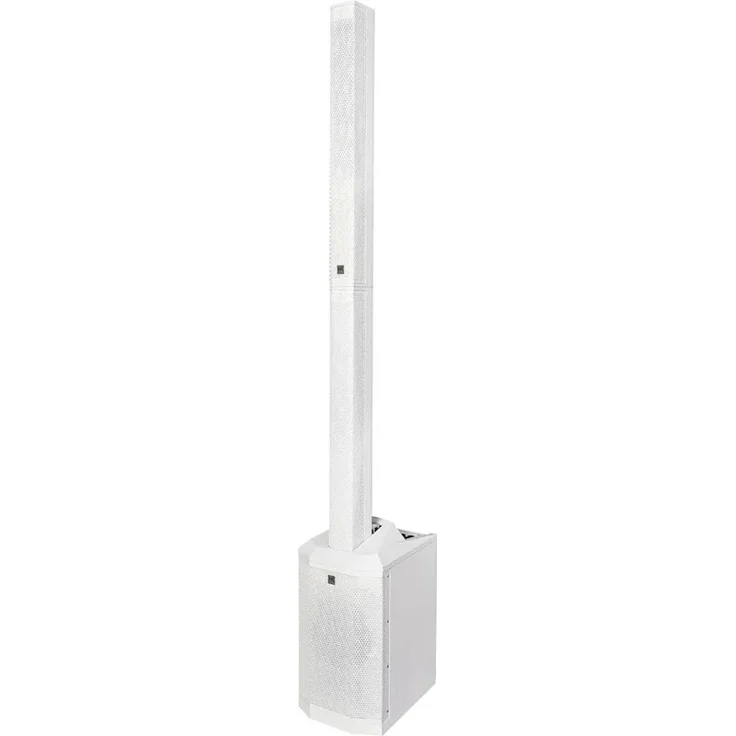 HK Audio Polar 8 MK2, 300W RMS Bluetooth-Lautsprecher mit 3-Wege-Design und integriertem 3-Kanal-Mixer, weiß