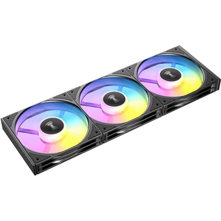 Antec C120 ARGB Gehäuselüfter, 120mm, 3er Pack mit 9-Blatt-Design und Hydrauliklager für hohe Kühlleistung und leisen Betrieb – Bild 11