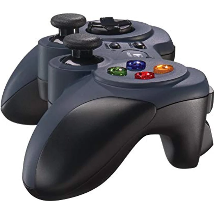 Logitech F310 Gamepad, Controller mit Konsolenartigem Layout, 4 Tasten D-Pad, XInput-DirectInput, Komfortable Griffflächen, 1,8 m Kabel, PC-Steam-AndroidTV - blau-grau – Bild 4