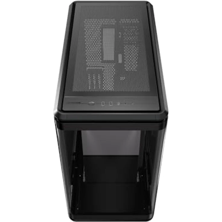 Cooler Master MasterFrame 360 Panorama, Offenes Tower-Gehäuse mit Hartglas-Seitenwänden, ARGB-Spotlights und Platz für bis zu 12 Lüfter – Bild 5