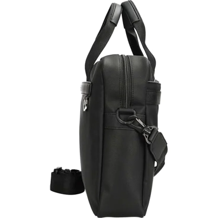 BOSS JINKO EVO Doc Case, Herren Laptoptasche aus schwarzem Polyester mit abnehmbarem Schulterriemen, 39x29,5x8,5 cm – Bild 3