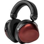 HIFIMAN HE-R9, Dynamische geschlossene Over-Ear-Kopfhörer mit Topologie-Diaphragma und Bluemini R2R DAC Bluetooth Adapter, karmesinrot, drahtlos